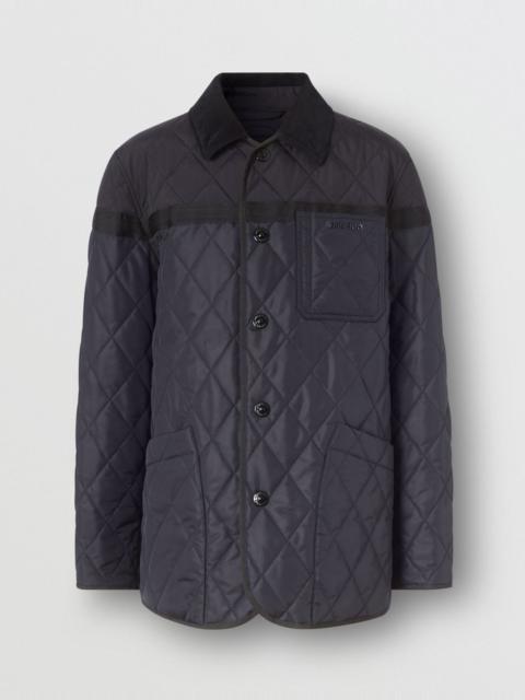 Diamond Quilted Nylon Canvas Barn Jacket
