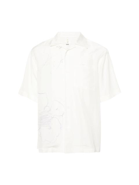 OAMC sketch-print short-sleeve shirt