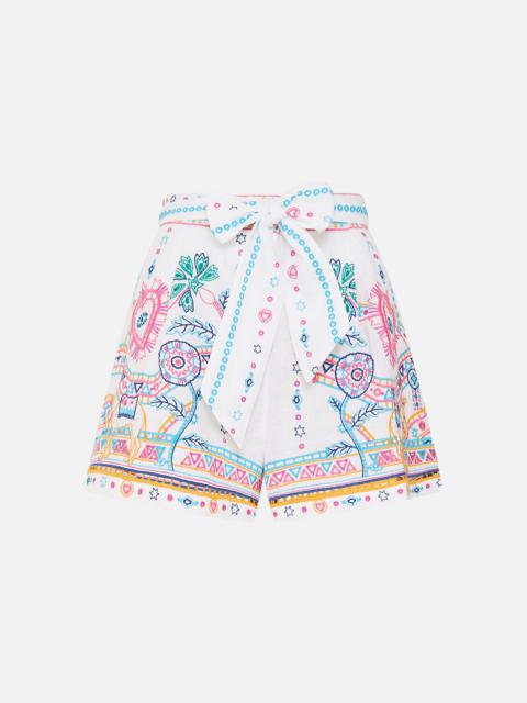 CAMILLA TUCK FRONT SHORT WITH BELT