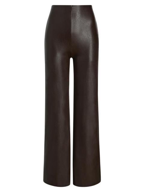 commando Women's Faux-Leather Wide-Leg Pants - Espresso