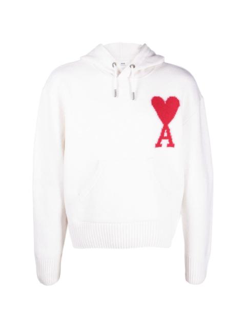Ace of Hearts knitted hoodie