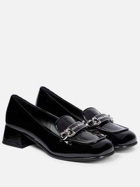 Miu Miu Patent leather loafers