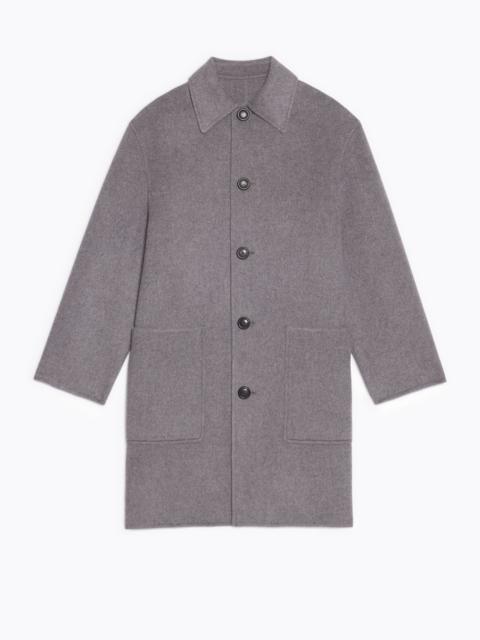 AMI Paris Double Face Coat With Patch Pockets