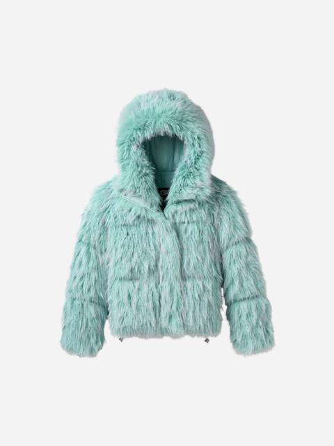 UGG ® Women's Ronney High Pile Tipped Jacket Polyester in Fountain