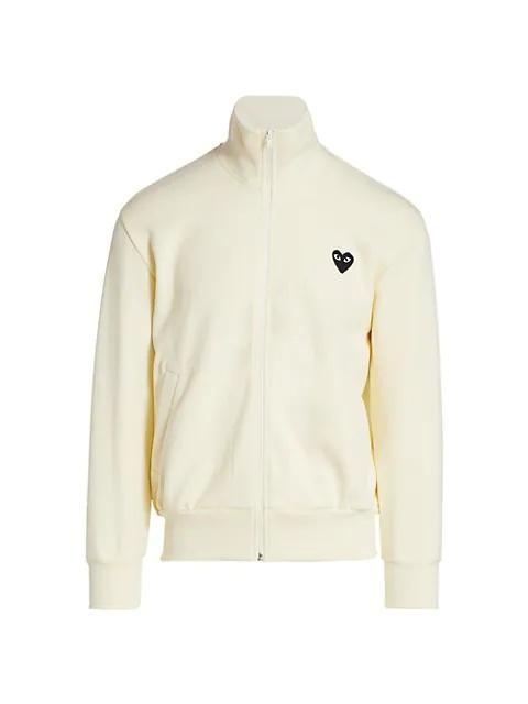 Comme des Garçons PLAY Heart Embroidered Full Zip Track Jacket