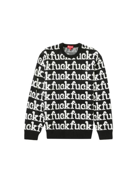 トップス Supreme Fuck Sweater (SS22) White XL Supreme fuck sweater white XL Supreme Fuck Sweater (SS22) - $158