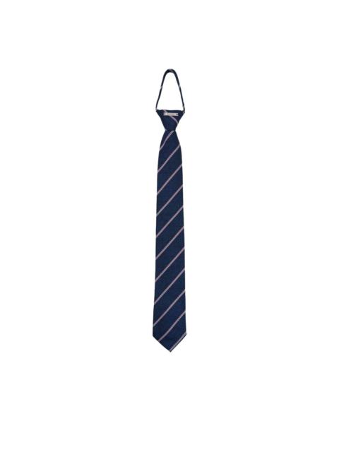 BONBOM logo-plaque striped tie