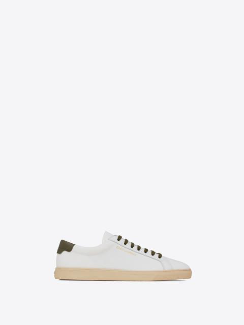 andy sneakers in canvas and leather