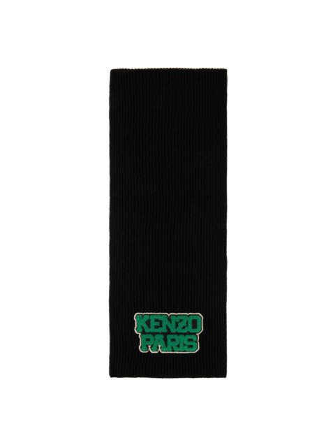 KENZO Multicolor 'College Patch' Scarf