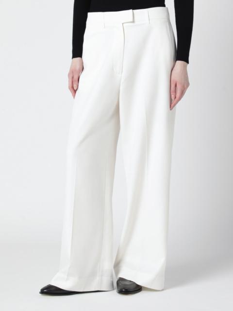 The Frankie Shop Brickell white wool-blend trousers