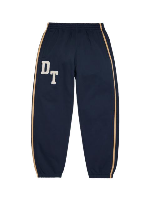 DENIM TEARS Chenille Embroidered Sweatpant "Navy" DT912