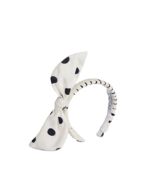 PATOU polka dot-pattern headband