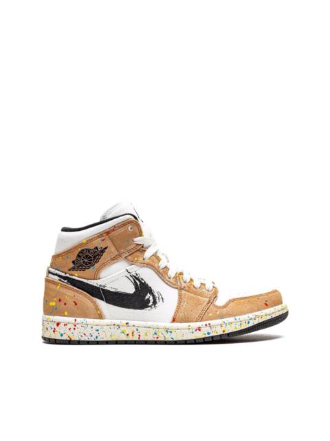 Air Jordan 1 Mid SE "Brushstroke" sneakers