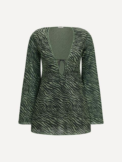 Oséree Lumière Animalier mini Dress