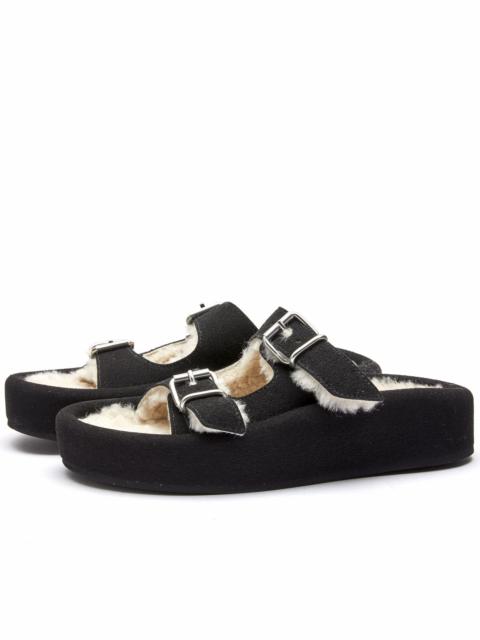 MM6 Maison Margiela MM6 Maison Margiela Shearling Sandal