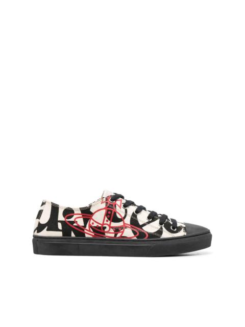 Vivienne Westwood logo-print low-top sneakers