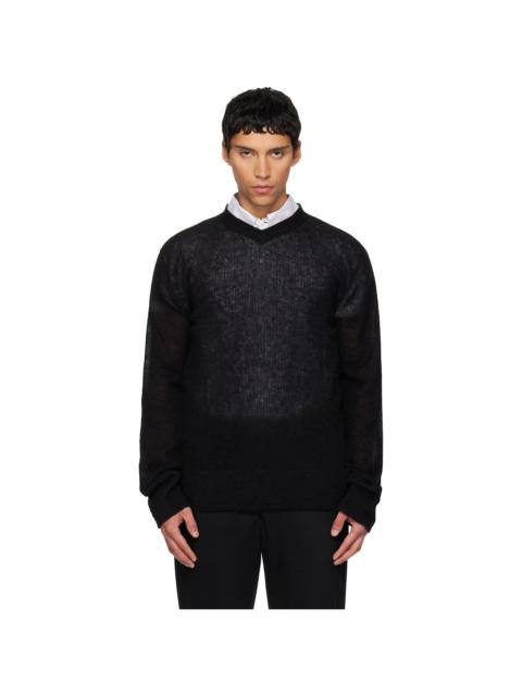RIER Black V-Neck Sweater