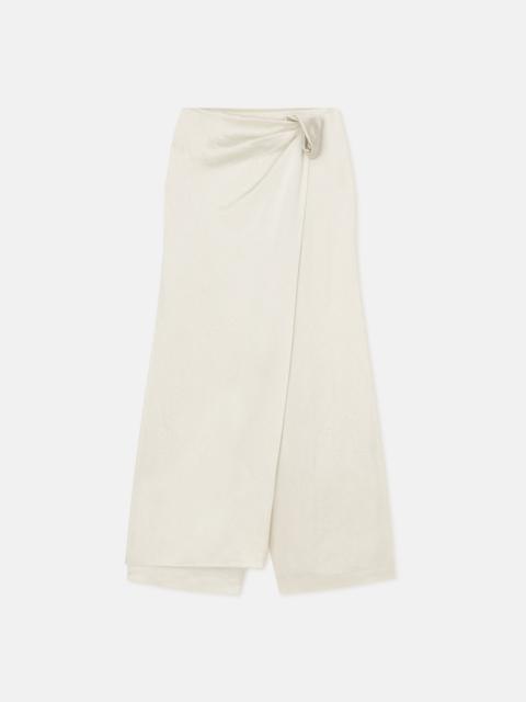 Nanushka Crinkled-Satin Straight-Leg Pants