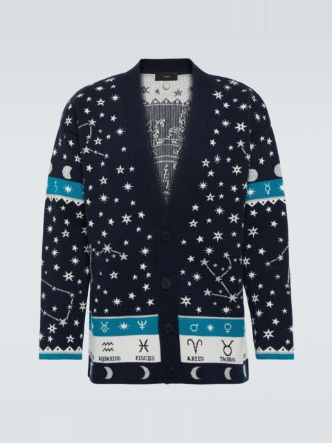 Alanui Astrology Wheel wool-blend cardigan