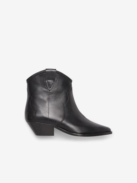 DEWINA LEATHER ANKLE BOOTS