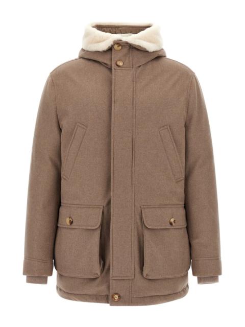 Brunello Cucinelli Flannel down jacket