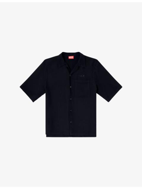 Diesel S-Brack-Pgbs Short-Sleeved Woven Shirt