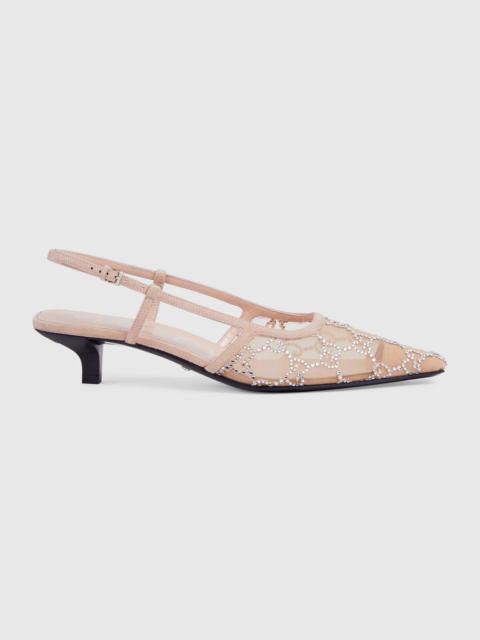 Women's GG slingback pump