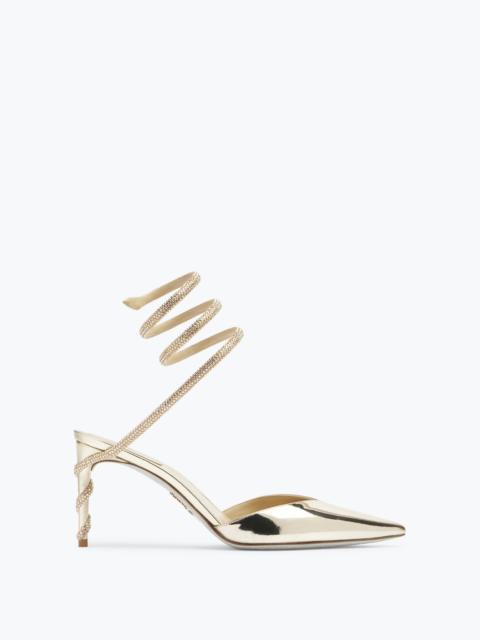 RENE CAOVILLA Margot Gold Pump 80