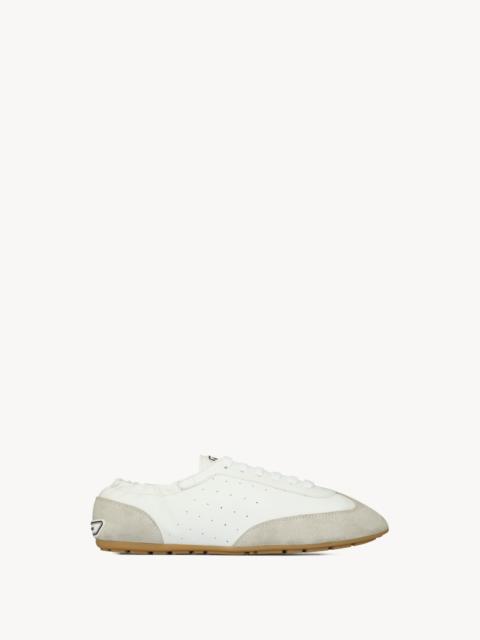 SAINT LAURENT LEWIS SNEAKERS IN LEATHER AND SUEDE