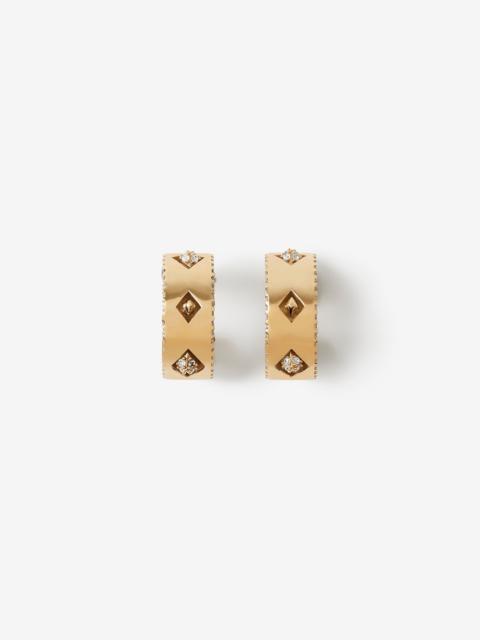 Burberry Hollow Layer Earrings