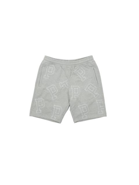 PALACE MULTI P SWEAT SHORTS GREY MARL