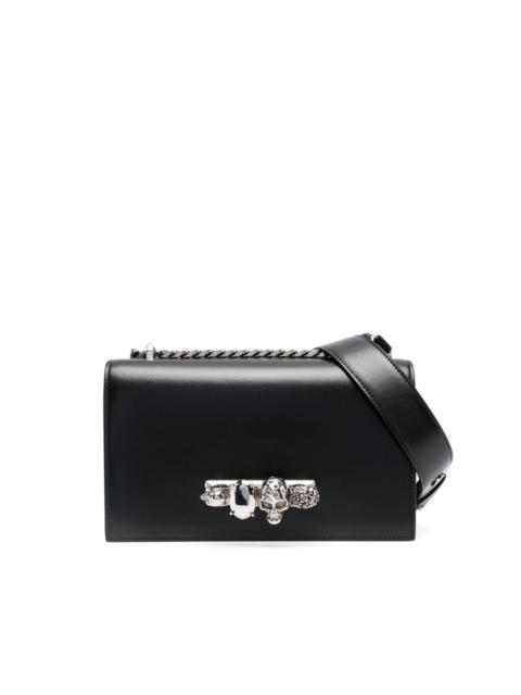Alexander McQueen Jewelled leather shoulder bag