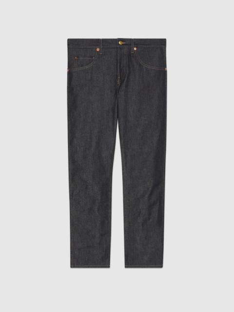 Tapered denim pant