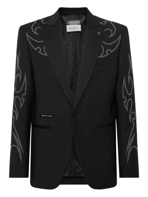 PHILIPP PLEIN embroidered blazer