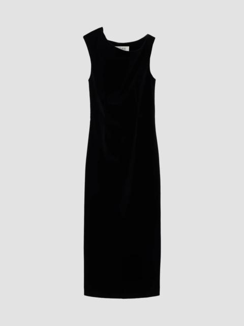 RÓHE Women's Velvet One-Shoulder Column Gown - Black