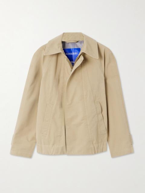 Burberry Paneled Cotton-canvas Jacket