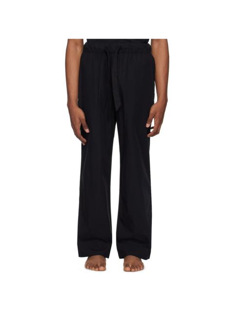 TEKLA Black Drawstring Pyjama Pants