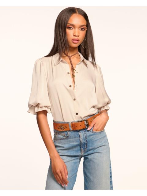 RAMY BROOK Dina Button Down Bodysuit