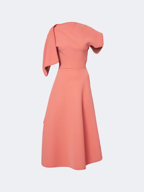 MATICEVSKI Diadem draped asymmetric midi dress