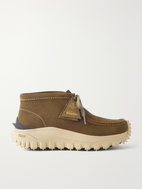 Moncler Clarks Trailgrip Wallabee GTX Suede Hiking Boots