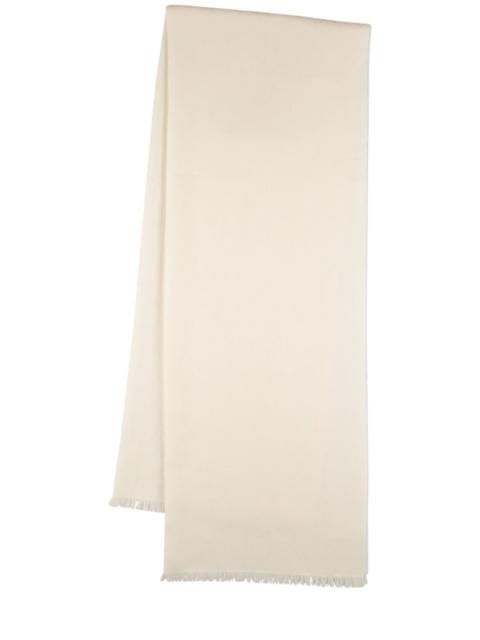 Eleonor wool & silk jacquard scarf