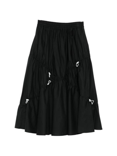 Moschino gathered tie skirt