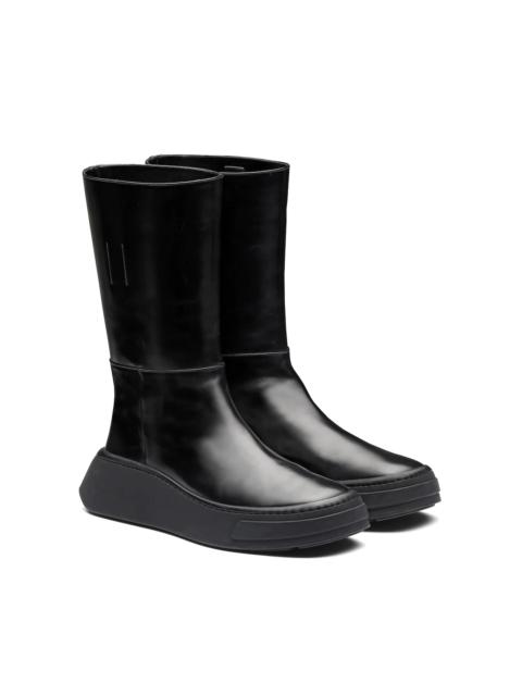 Prada Brushed leather boots