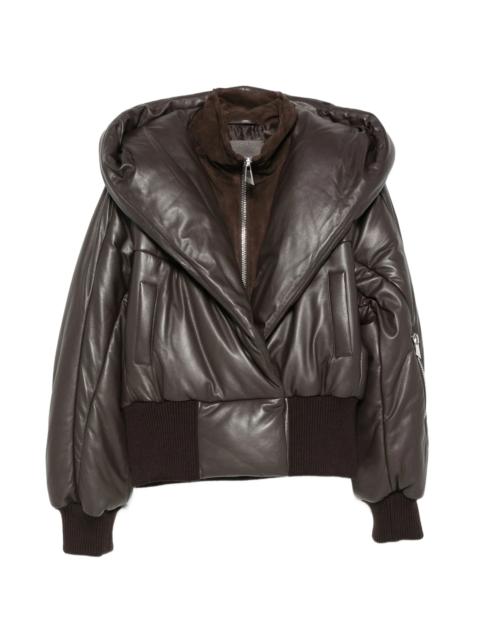 THE ATTICO The Attico Quilted Hooded Jacket