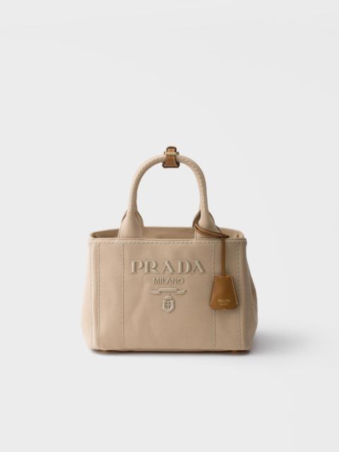 Prada Prada Jardinière small cotton canvas bag