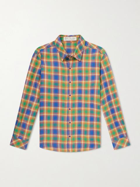 God’s True Cashmere Checked Linen Shirt