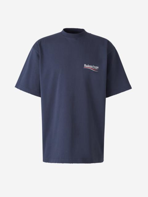 BALENCIAGA COTTON LOGO T-SHIRT