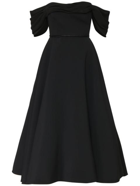 GIAMBATTISTA VALLI Off-the-shoulder cady midi dress