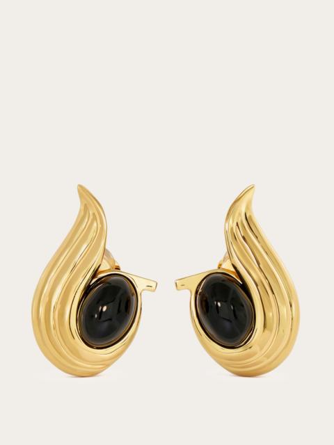 FERRAGAMO Earrings with gems