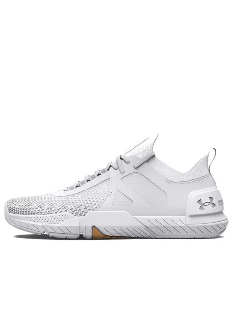 Under Armour TriBase Reign 4 'White Metallic Silver' 3025340-100